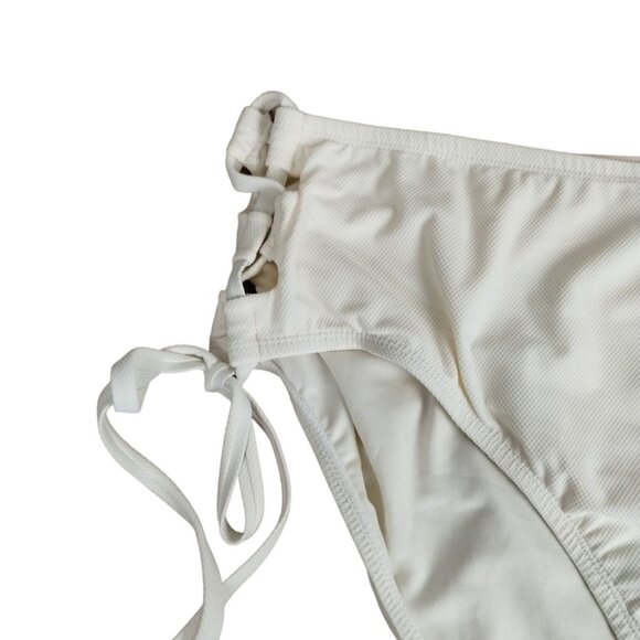 Time and Tru Womens 3X High Waist Vanilla Dream Cream Colored Bikini Bottoms - Picture 2 of 6